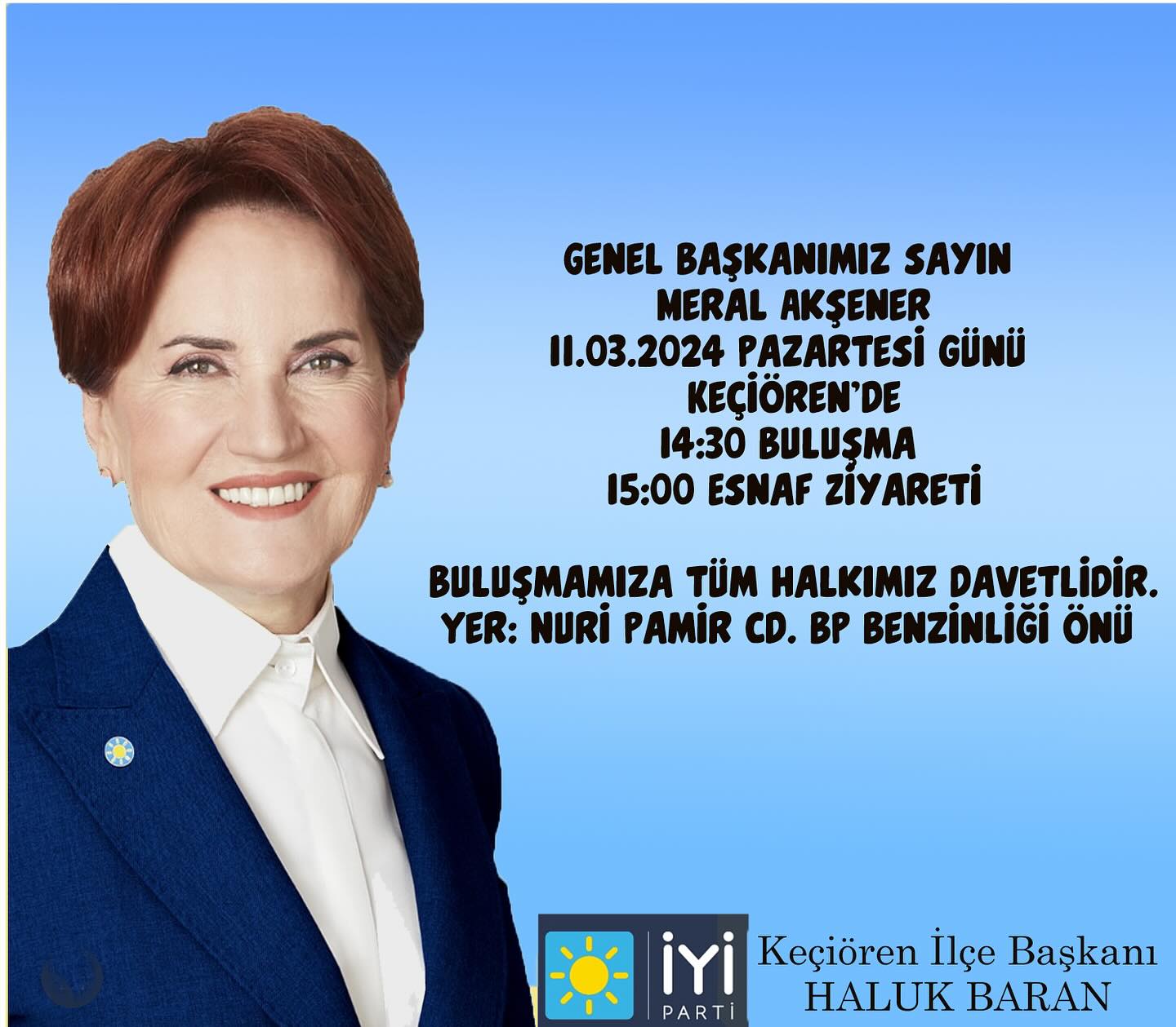 İyi Parti Keçiören İlçe Başkanlığı, Bölge Halkının Sorunlarına Odaklanıyor