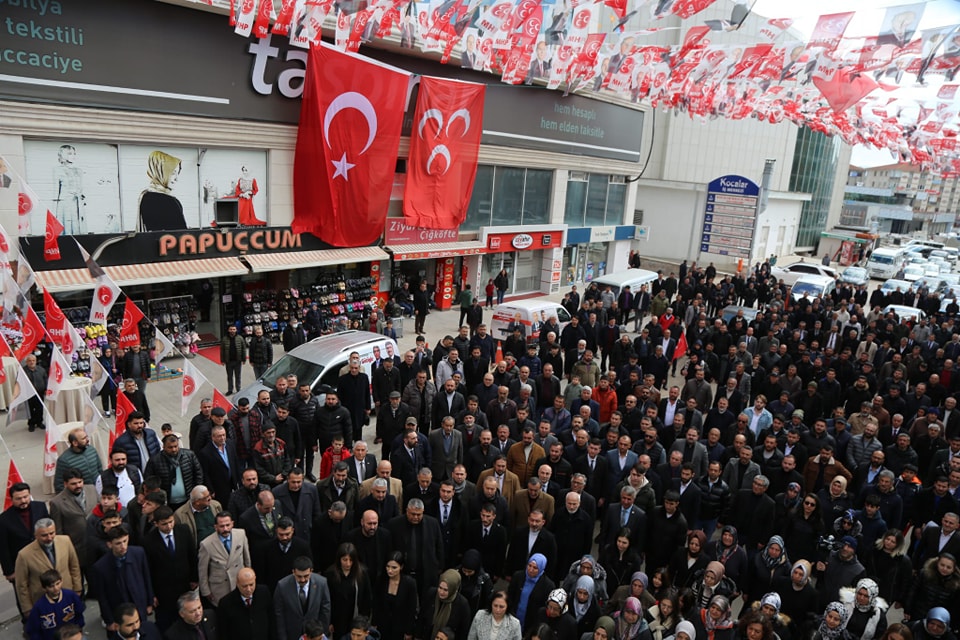 Kahramankazan'da MHP İlçe Seçmen İletişim Merkezi Açıldı