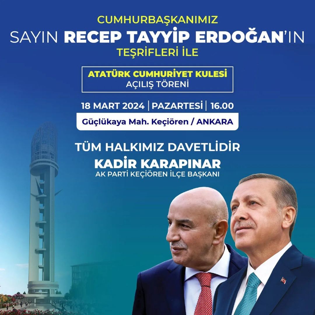 Keçiören'de Büyük Bir Miting için Geri Sayım Başladı!