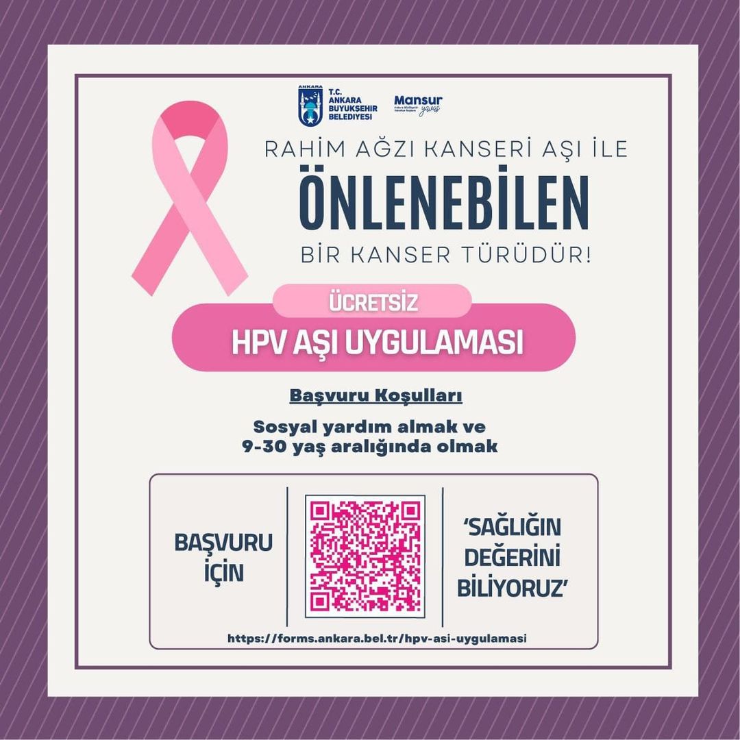 Keçiören Belediyesi, Kadın ve Kız Çocukları İçin Ücretsiz HPV Aşısı Uygulaması Başlatıyor