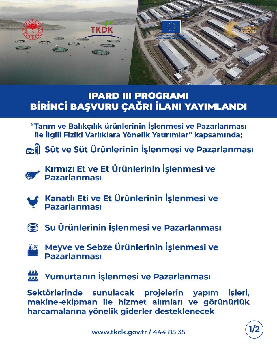 Türkiye'deki Girişimciler İçin Yeni Bir Finansman Fırsatı Doğuyor: IPARD III Hibe Desteği