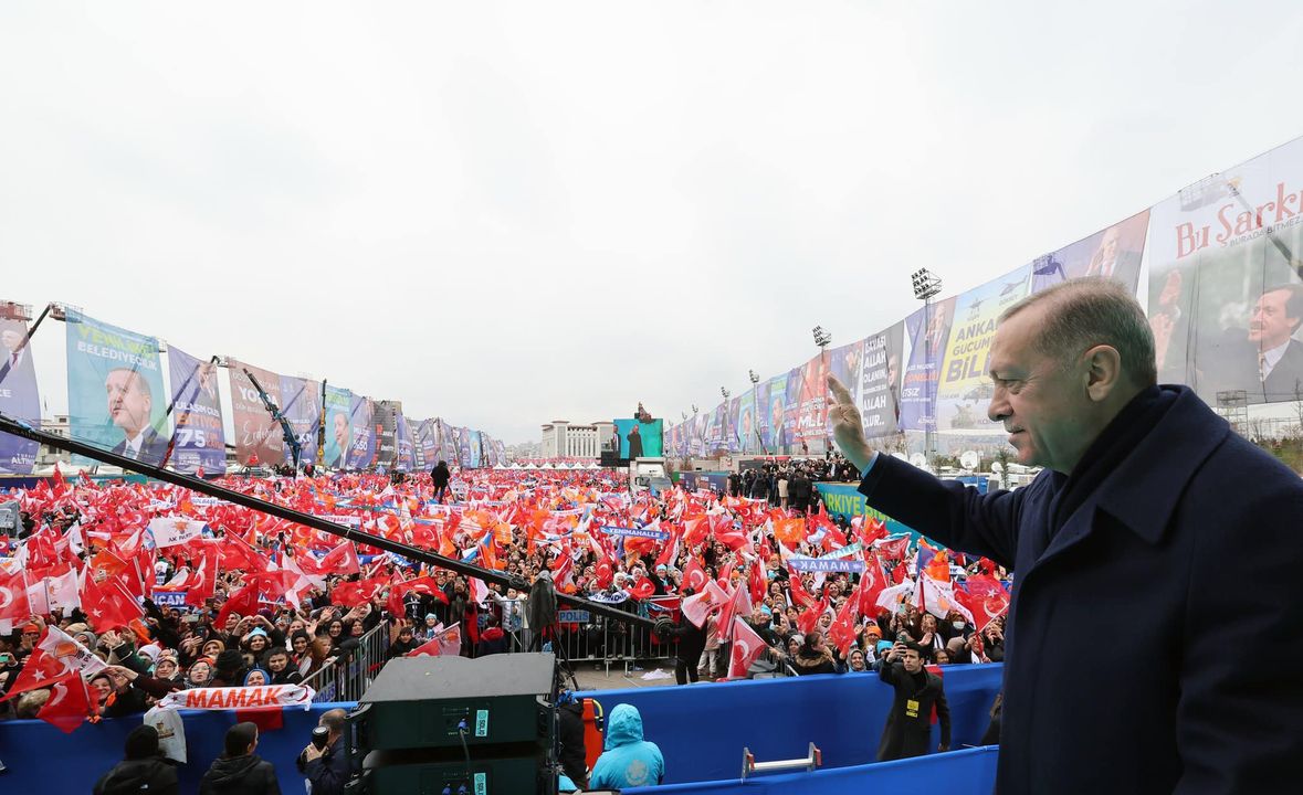 Ankara'da Cumhurbaşkanı Erdoğan'ın Katıldığı Büyük Miting Yoğun İlgi Gördü