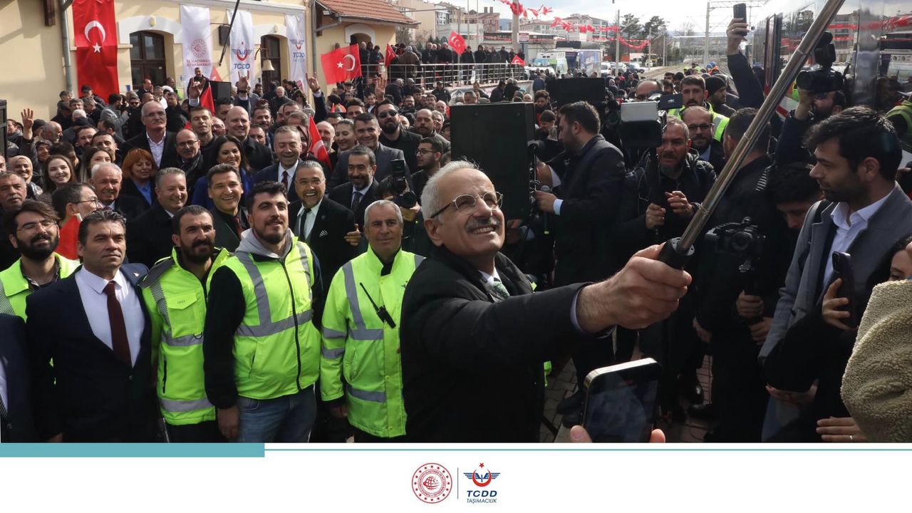 TCDD Taşımacılık, Ankara'nın Elmadağ ilçesini demiryolu ağına bağlayan yeni tren hattını başlattı