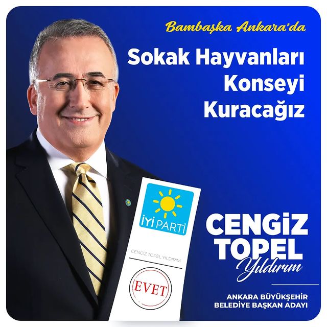 Ankara Büyükşehir Belediyesi Başkan Adayı Cengiz Topel Yıldırım, 