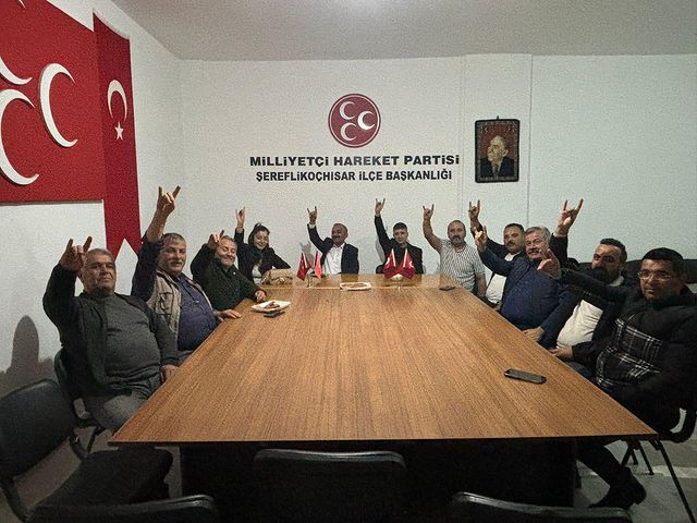 MHP Şereflikoçhisar İlçe Örgütü Genel Hedefleri Gözden Geçirdi