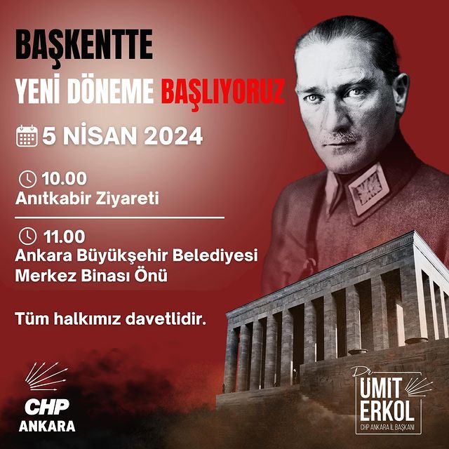 CHP Elmadağ, Yeni Dönem için Atatürk'e Saygı Yürüyüşü Düzenliyor