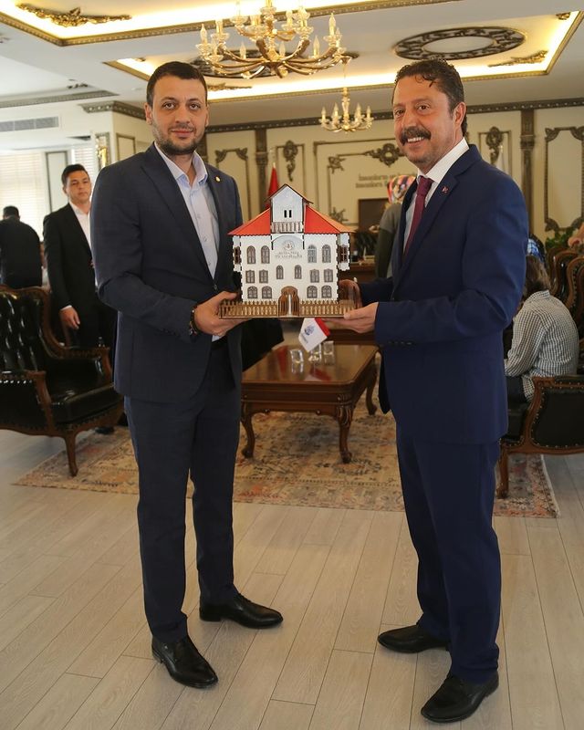 Beypazarı Ticaret Odası Heyeti, Belediye Başkanı Kasap'ı Ziyaret Etti