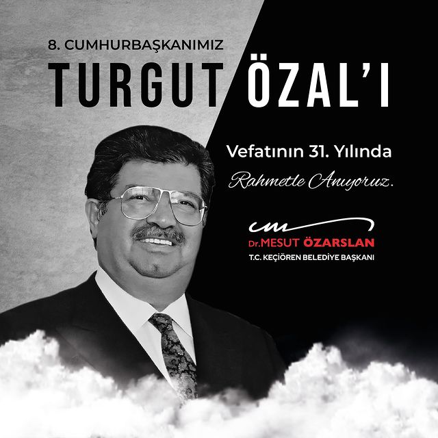 Türkiye, Turgut Özal'ı anıyor.