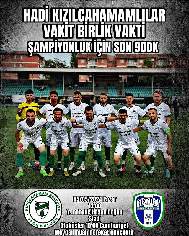 Kızılcahamam Belediyespor'un Kritik Maçı