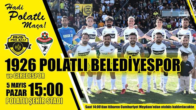 Polatlı Belediyespor, Geredespor ile Karşılaşacak