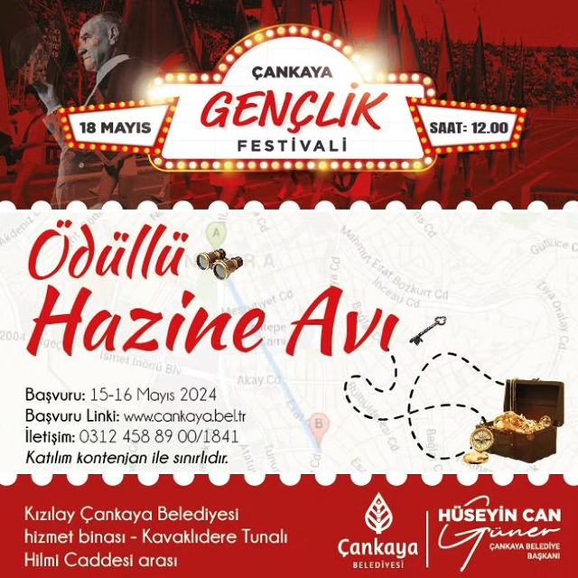 Çankaya Belediyesi'nin Gençlik Festivali'ne Daveti