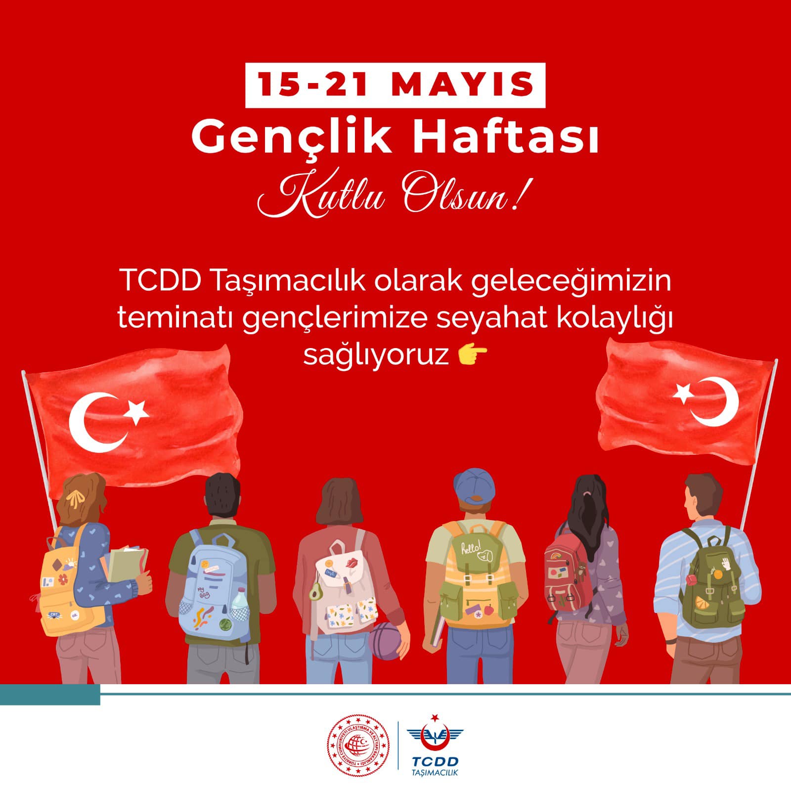 TCDD Taşımacılık Gençlere Özel Seyahat İndirimleri Sunuyor