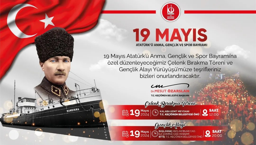 CHP Keçiören İlçe Örgütü, 19 Mayıs'ı Coşkuyla Kutluyor