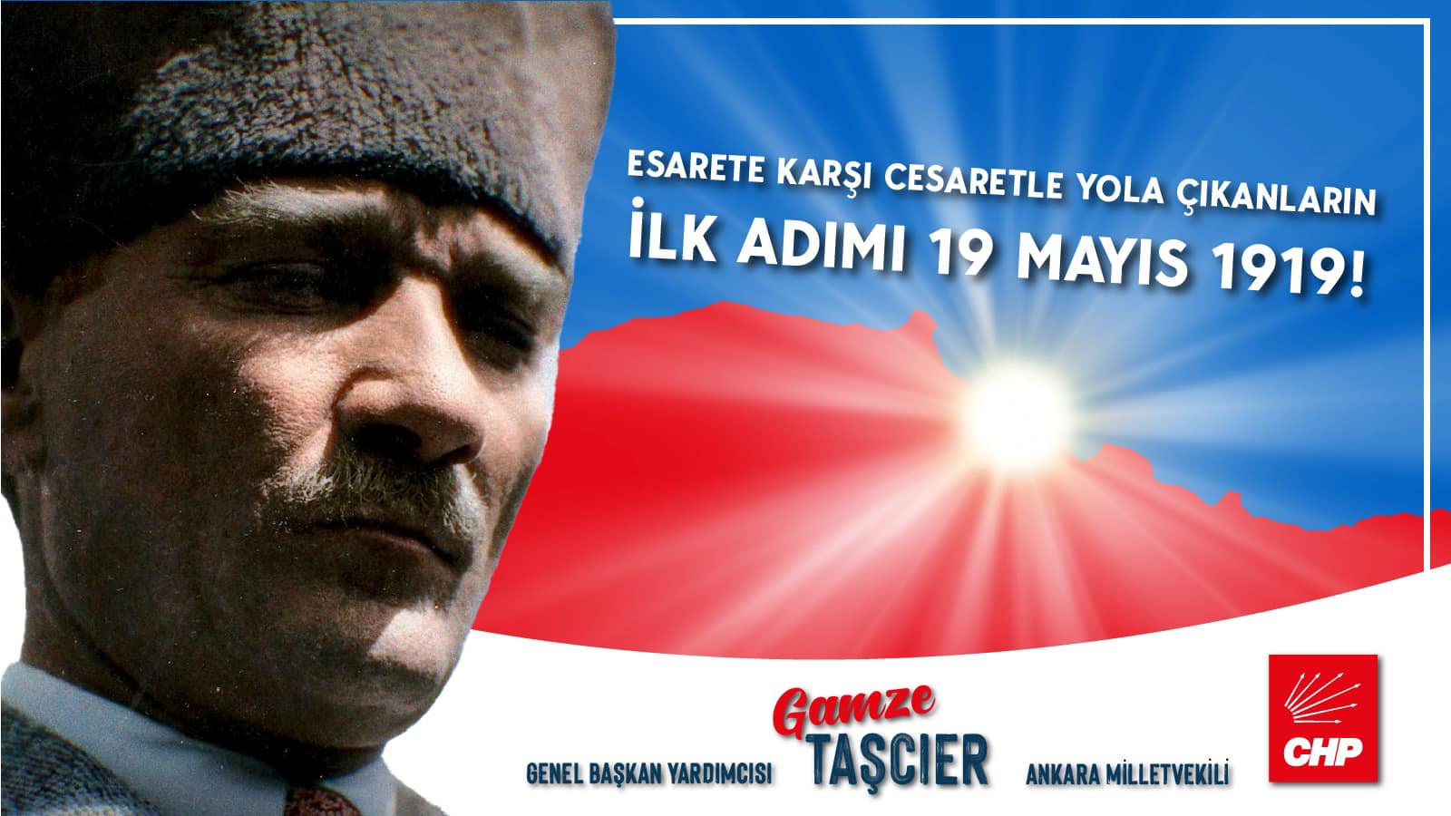 CHP Milletvekili Taşçıer'den 19 Mayıs Mesajı