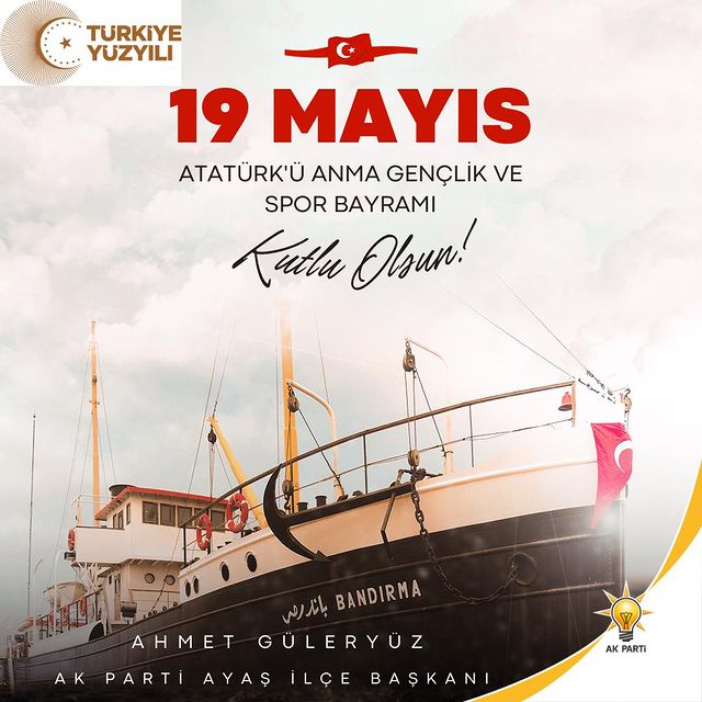 19 Mayıs Atatürk'ü Anma, Gençlik ve Spor Bayramı Kutlamaları