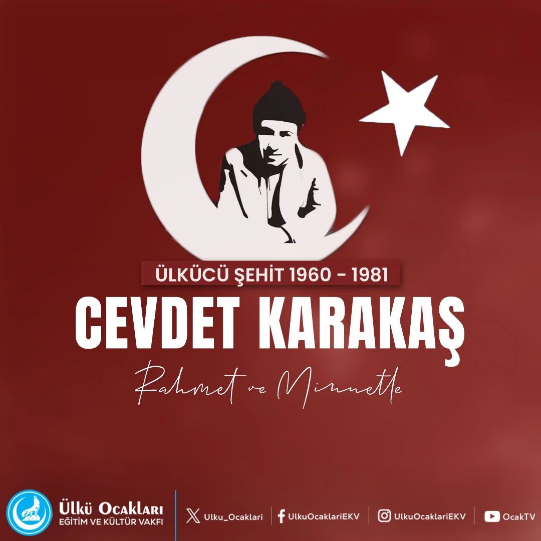 Ülkücü Şehit Cevdet Karakaş Anma Töreni Düzenlendi