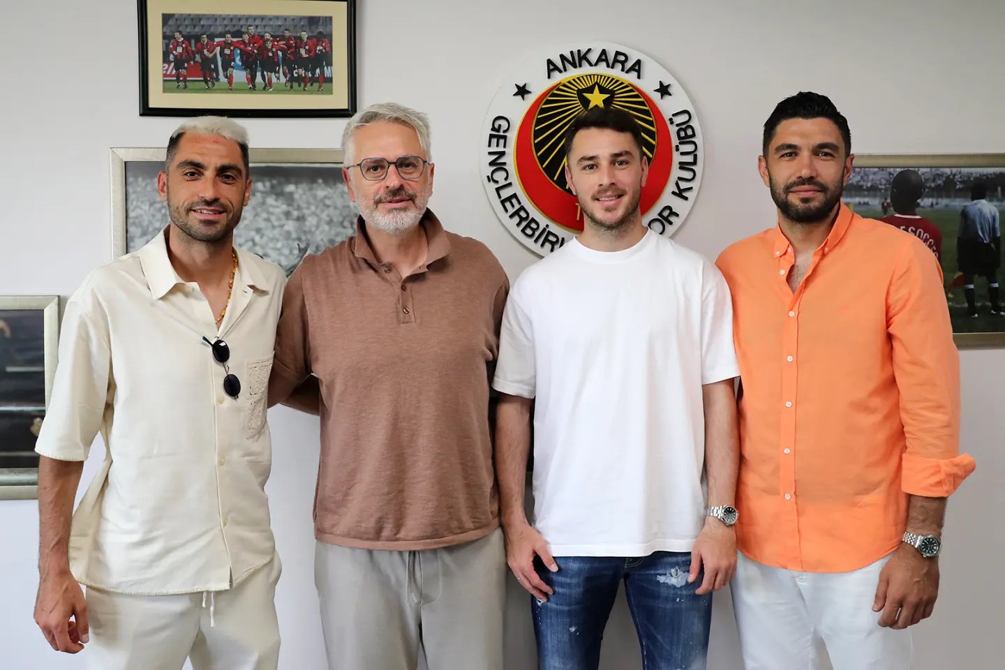 Gençlerbirliği'nin Yetiştirdiği Eski Futbolculardan Anlamlı Ziyaret