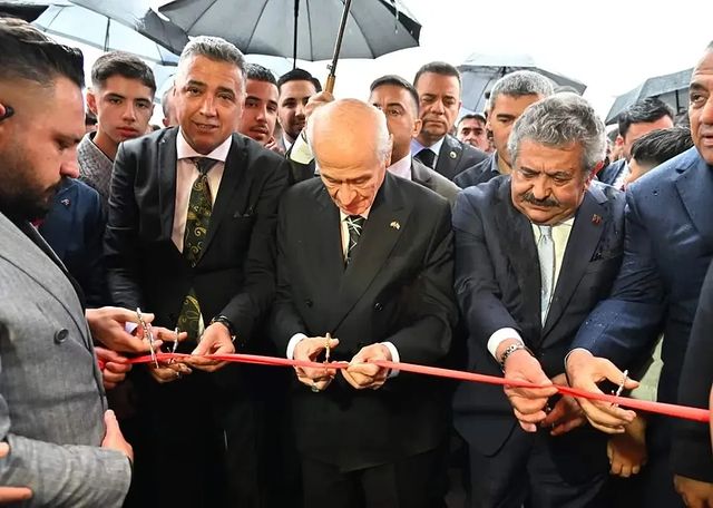 Devlet Bahçeli, MHP İl Başkanı Alparslan Doğan'ın İş Yerinin Açılış Törenine Katıldı