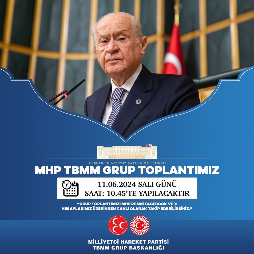 MHP TBMM Grup Toplantısı Duyurusu