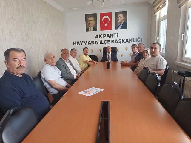 AK Parti Haymana İlçe Yönetimi Yönetim Kurulu Toplantısı Yaptı