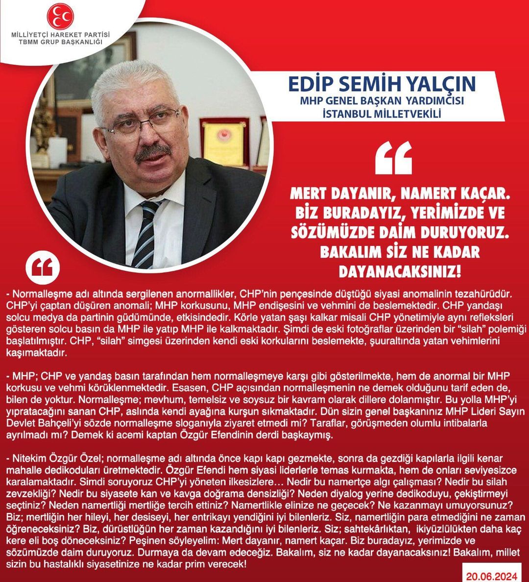 MHP Genel Başkan Yardımcısı: 