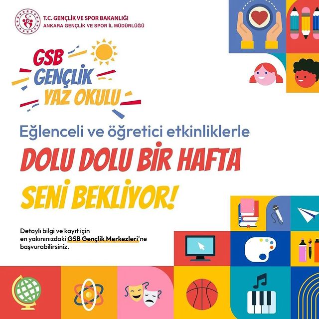 Gençlik Yaz Okulları Başlıyor