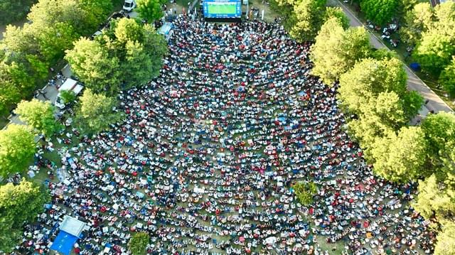 Çankaya Belediyesi, Milli Takım ile Ahlatlıbel Atatürk Parkında Buluştu