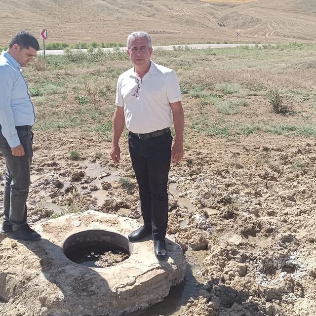 Şereflikoçhisar Belediyesi, Kacarlı Mahallesi'nde Sulama Göleti Projesi İçin Saha İncelemesine Devam Ediyor