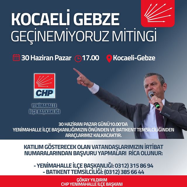 Kocaeli Gebze'de 