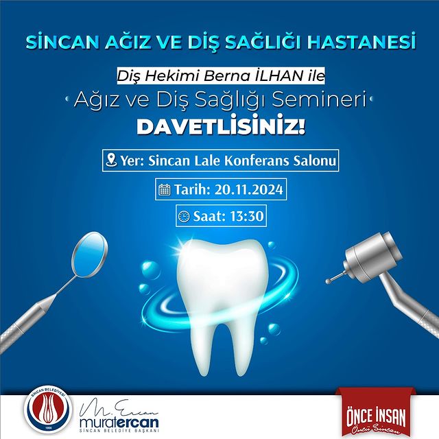 Sincan'da Ağız ve Diş Sağlığı Semineri Düzenleniyor