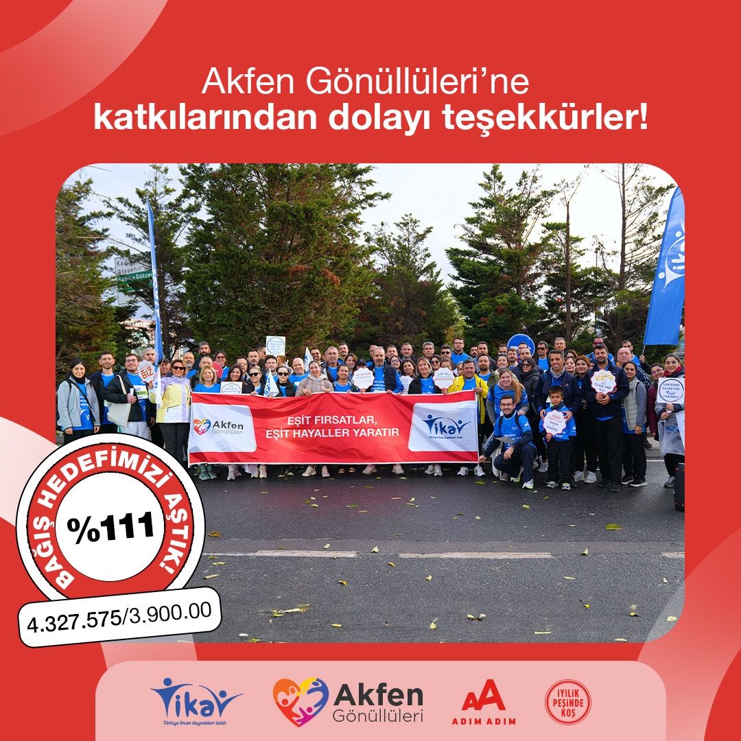 Akfen Gönüllüleri, İstanbul Maratonu'nda Eğitim İçin Koştu