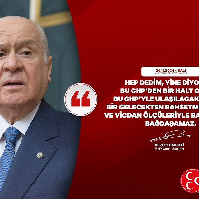 MHP Lideri Bahçeli'den CHP'ye Sert Eleştiriler