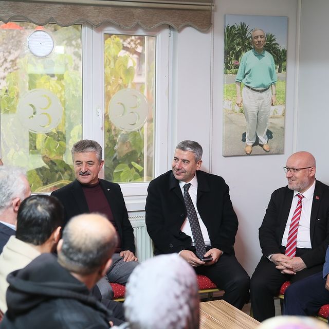 Sincan'da MHP İlçe Başkanı Oğuz Nihat Alkan Ziyareti