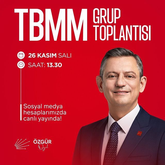 Parti Genel Başkanı Özgür Özel TBMM'de Konuşacak