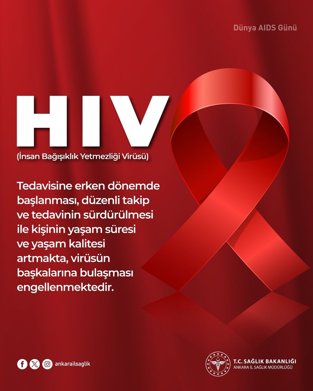 HIV Tedavisinin Erken Başlanmasının Önemi Vurgulandı