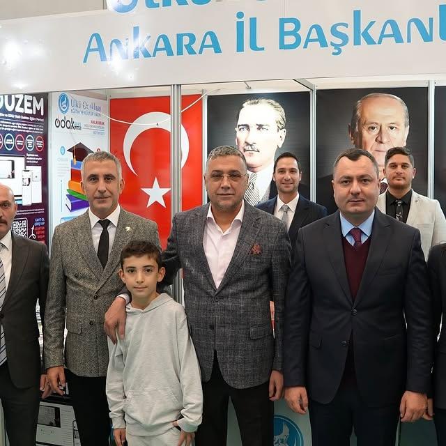 Çubuk MHP İlçe Başkanı Alparslan Doğan, Ankara Kitap Fuarı'na Katıldı