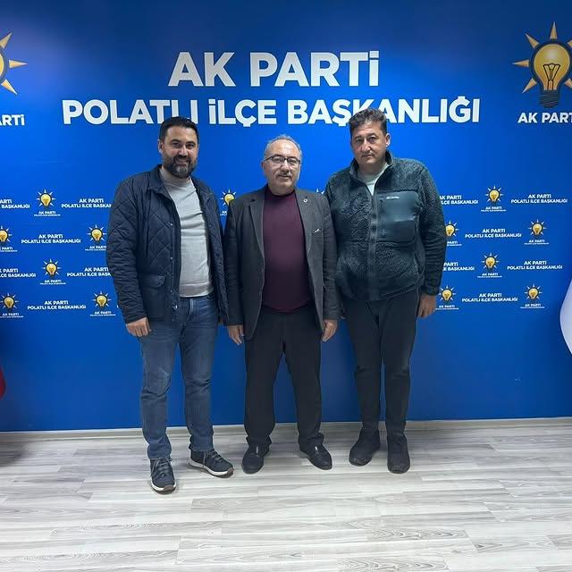 Polatlı AK Parti İlçe Başkanlığı, Turan Irak ve Cüneyt Atalay'a Ziyaretlerinden Dolayı Teşekkür Etti