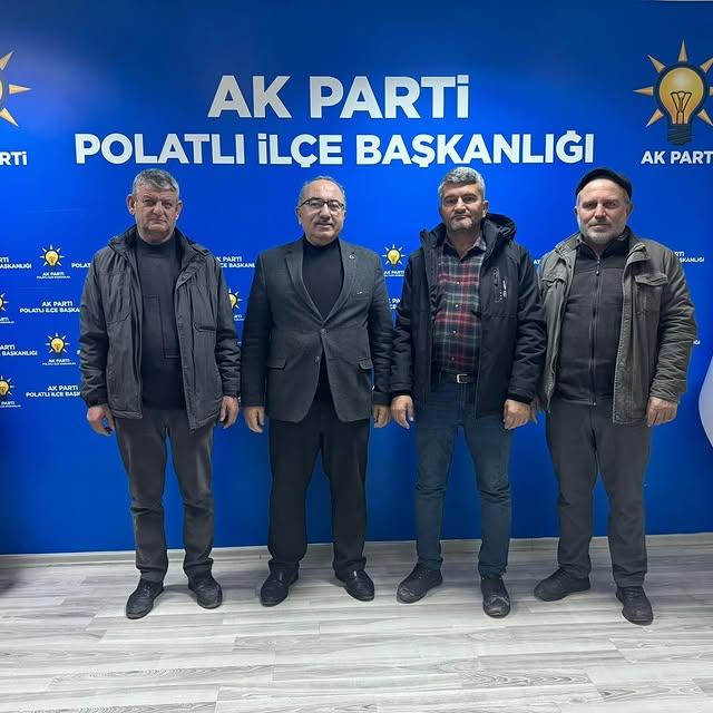 Polatlı’da Mahalle Muhtarından İlçe Başkanlığına Ziyaret