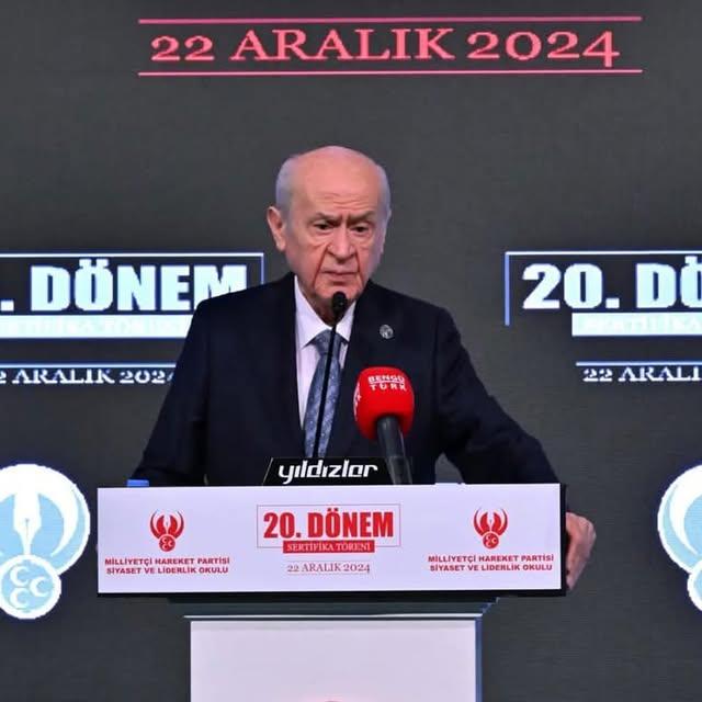 Devlet Bahçeli, Siyaset ve Liderlik Okulu'nun 20. Dönem Sertifika Törenine Katıldı