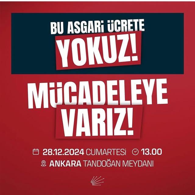 Emekçilerin Hakları İçin Miting Çağrısı