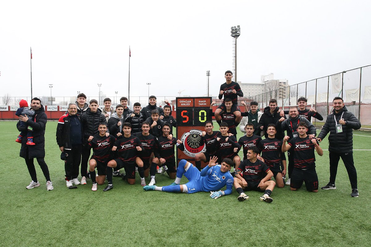 Gençlerbirliği U17 Takımı, Onvo Antalyaspor'u 5-0 Mağlup Etti