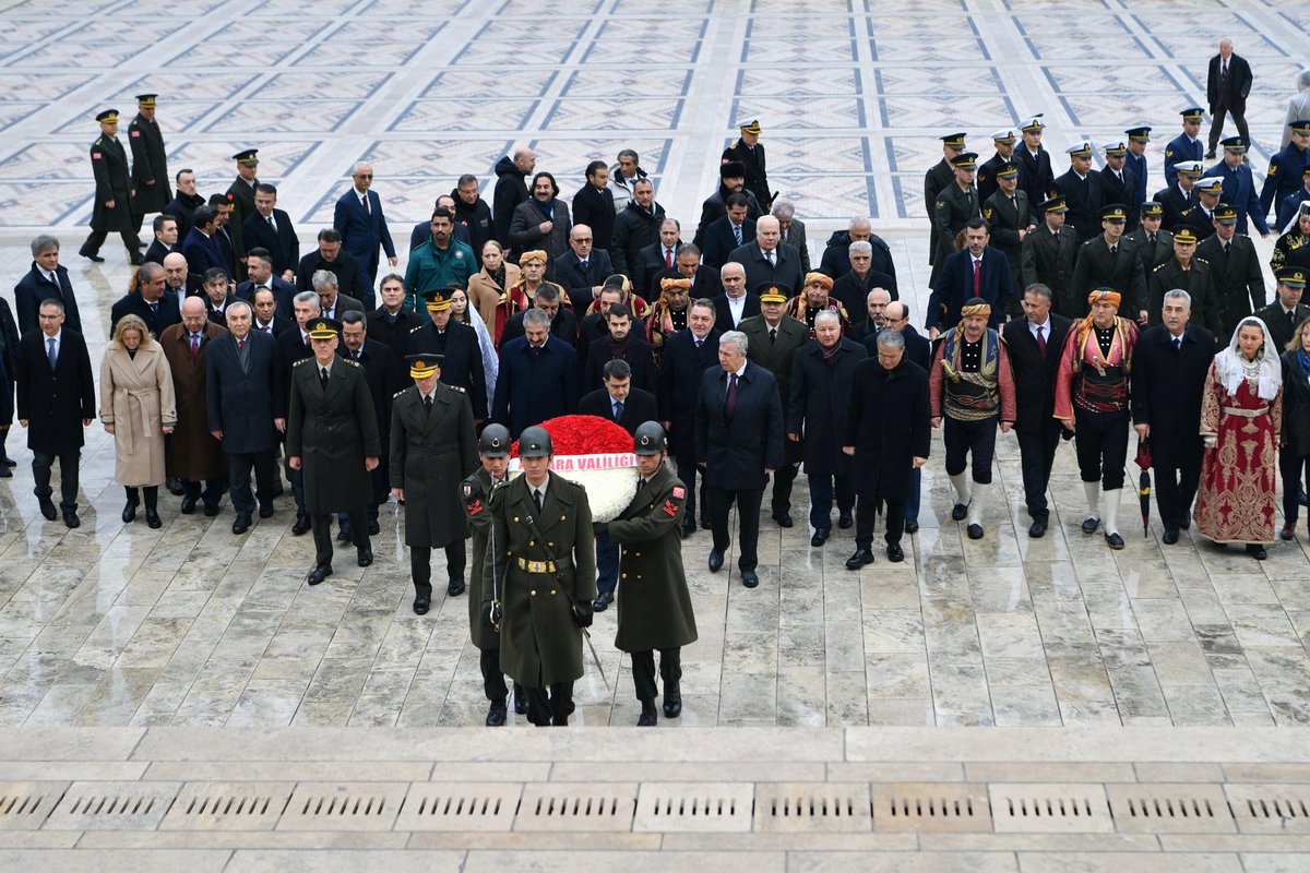 27 Aralık Atatürk'ün Ankara'ya Gelişi Onuruna Anıtkabir'de Tören Düzenlendi