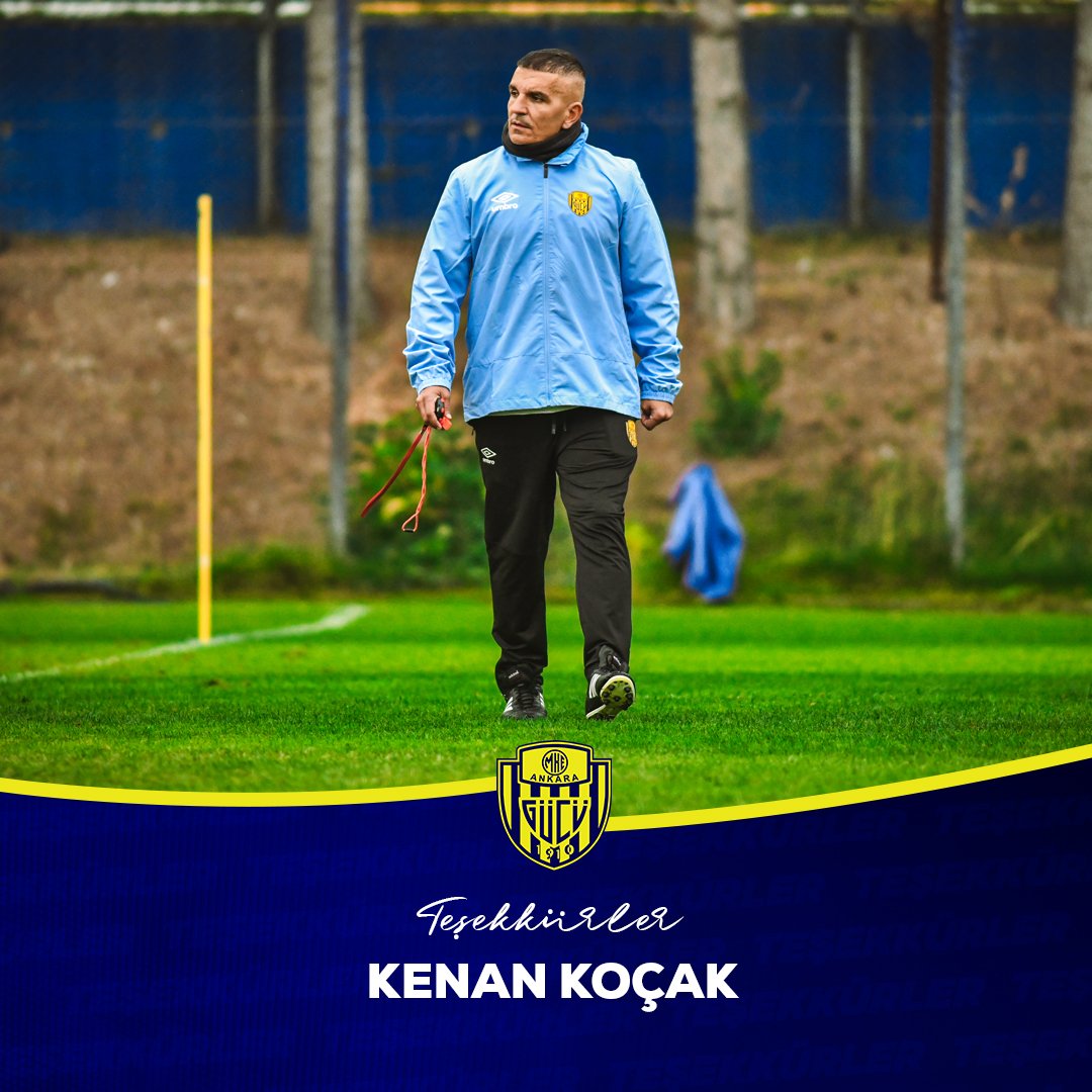 Ankaragücü Teknik Direktörü Kenan Koçak ile Yollarını Ayırdı