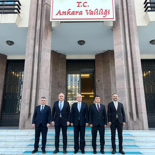 Kızılcahamam MHP İlçe Başkanlığı, Ankara Vali Yardımcısı ile Buluştu