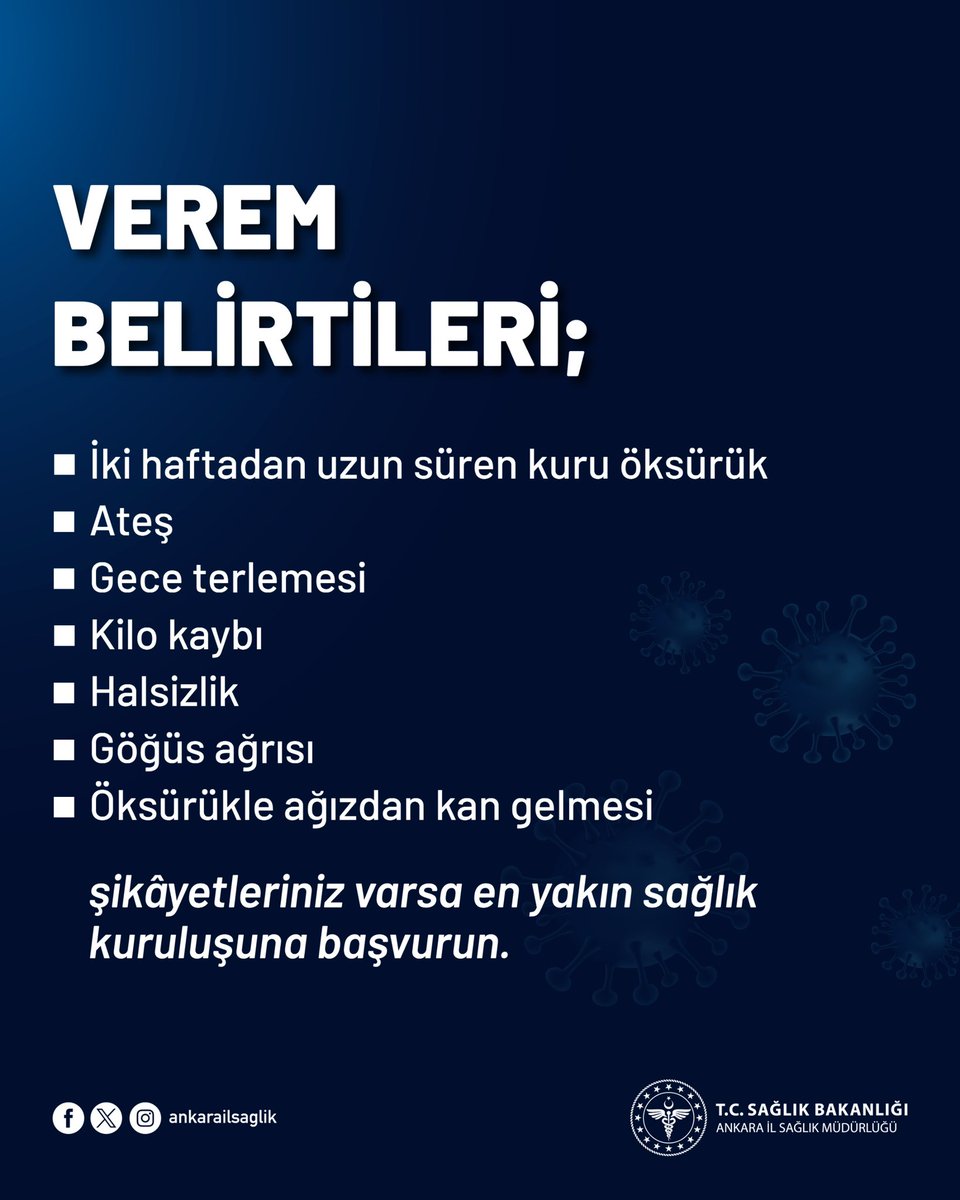 Verem Belirtileri ve Önemi