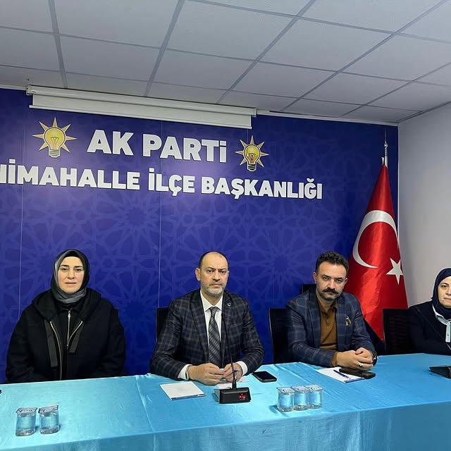 Yenimahalle AK Parti İlçe Yönetimi Toplantısı Gerçekleştirildi