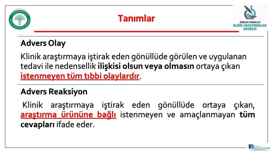 IX Kanser Klinik Araştırmalar Sempozyumu'nda Advers Olaylar ve Araştırmacıların Görev ve Sorumlulukları Konuşuldu