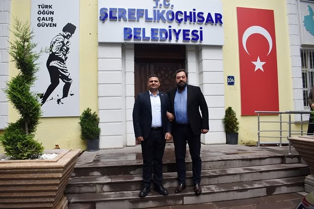 Şereflikoçhisar Belediyesi'ne Bor Belediye Başkanı Halisdemir Ziyareti