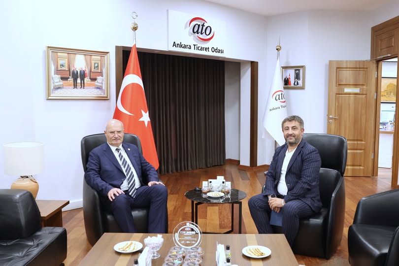 ATO Başkanı Baran, Danışmanlık Hizmetleri Meslek Komitesi Üyesi Dalli'yi Kabul Etti