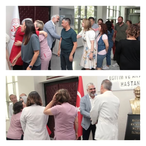 Yıldırım Beyazıt Üniversitesi Yenimahalle Eğitim ve Araştırma Hastanesi'nde Bayramlaşma Etkinliği Düzenlendi